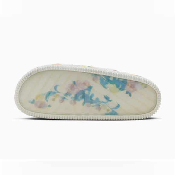 Nike Women's Calm Slide Slippers 'Floral' HF1069-100 Expeditedship Women's Sz 6 - Picture 5 of 13